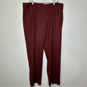 SOLD! SOLD!Talbots Curvy Woven In Italy Windsor Wide Leg Wool Dress Pants Slacks